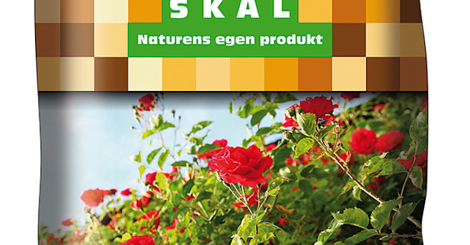 Säck med kakaoskal.
Foto: Skandinaviska Trädgårdsprodukter AB