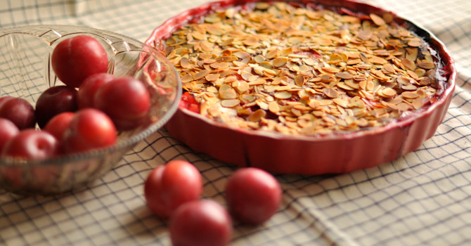 Plommonclafoutis. Foto: Lars Forslin