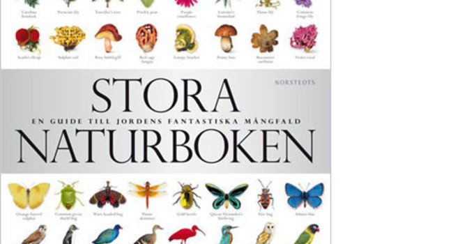 Stora Naturboken från Nordstedts för alla naturälskare.