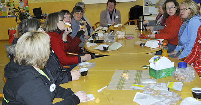Kaffe med semla smakade gott!
Foto: Bernt Svensson