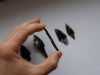 Šipka – Sada 5 malých obsidiánových hrotů s řapem náhled