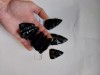 Výukový set – Preformy ke štípání hrotů z obsidiánu 10 ks náhled