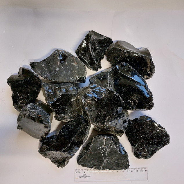 Výukový set – Surovina černý obsidián 4 kg