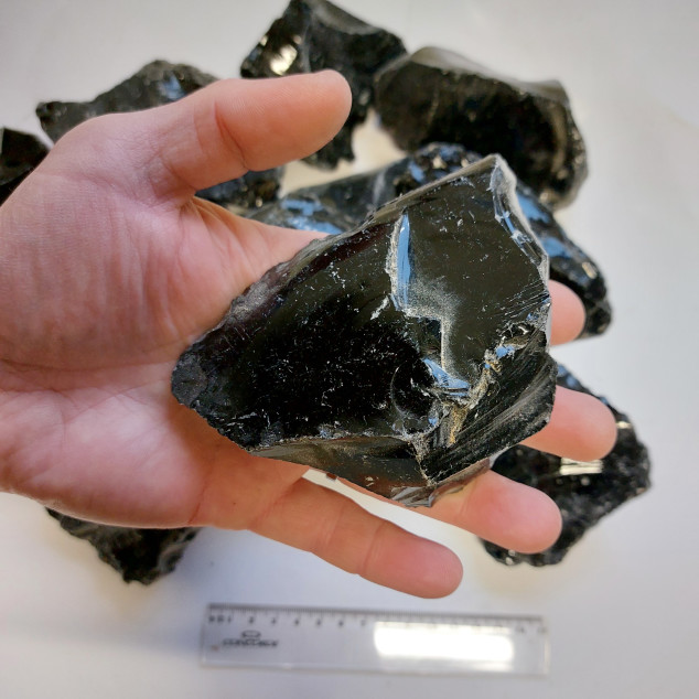 Výukový set – Surovina černý obsidián 4 kg