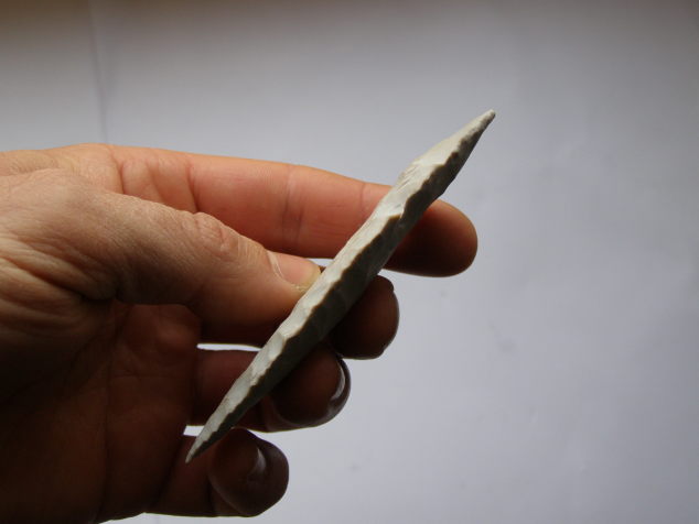 Pazourkový nůž – Ötzi - čepel nože