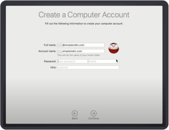 Create a Computer Account