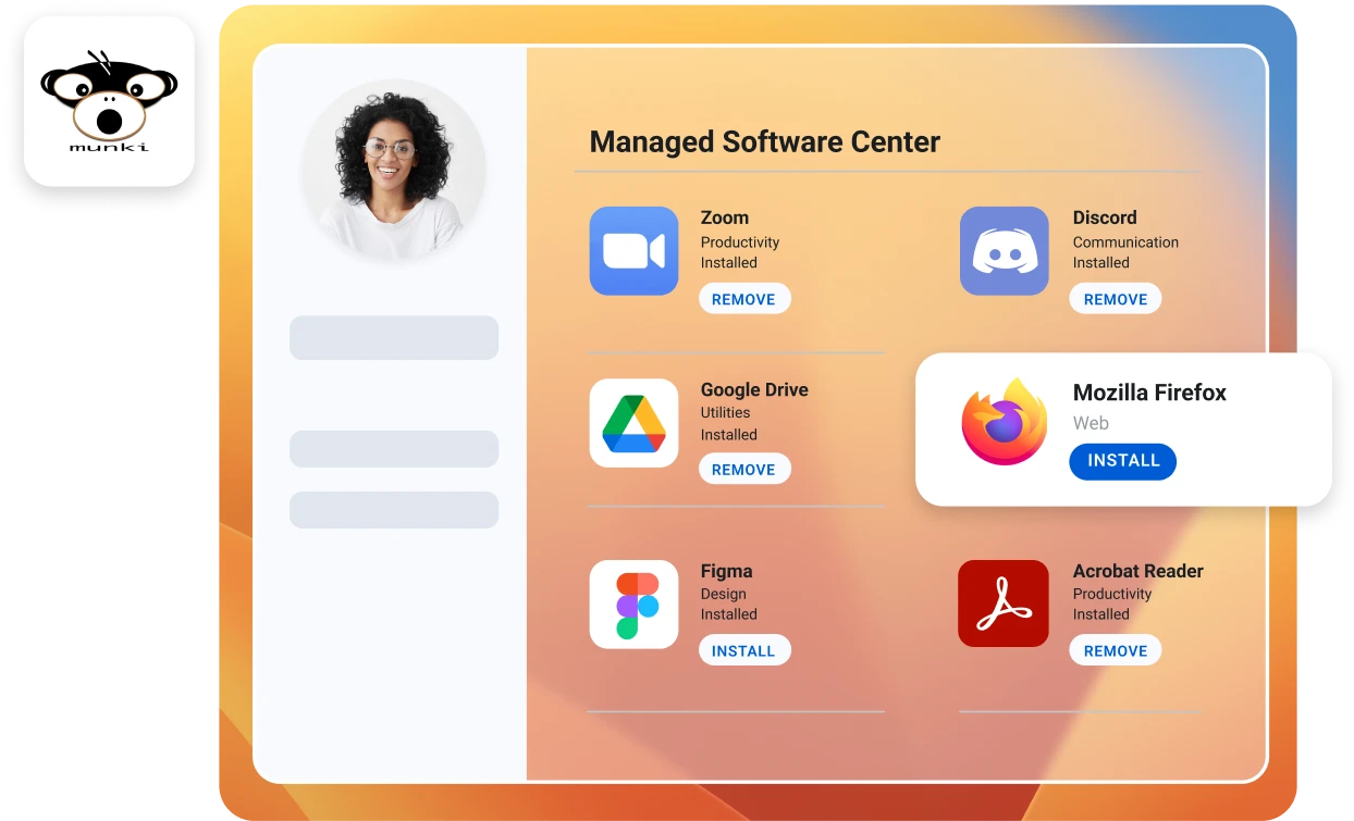 munki with managed software center ui