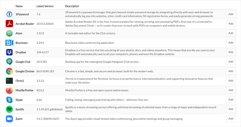 The Shared Apps repository