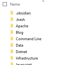 Obsidian File Structure