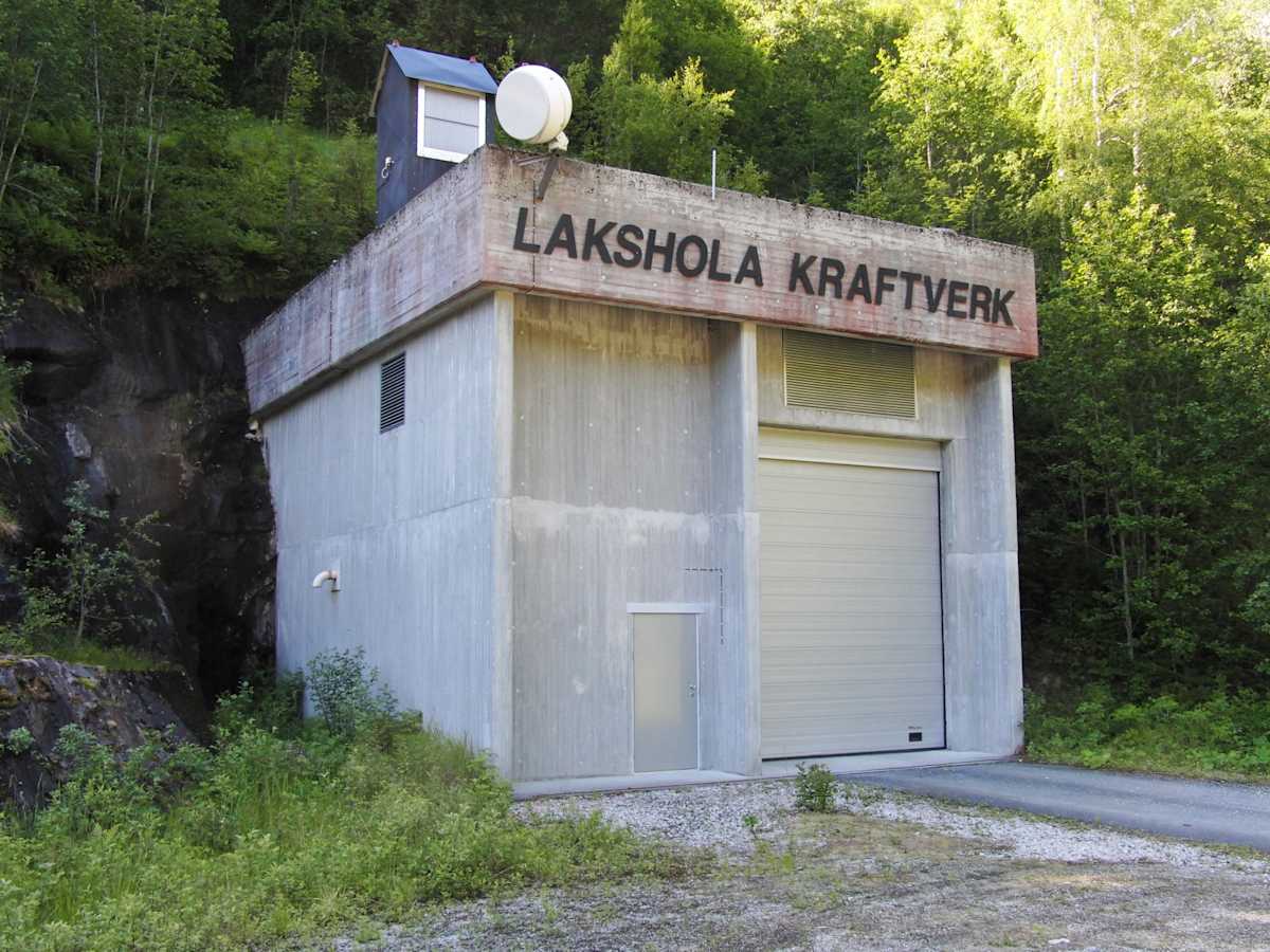 inngangsport til Lakshola kraftverk