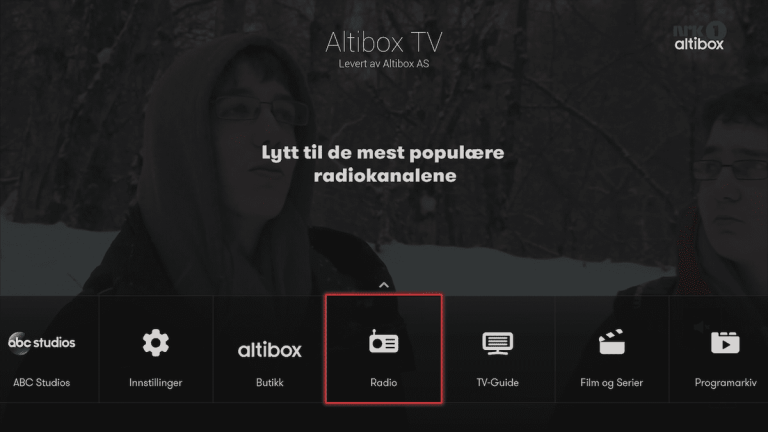 Hvordan Äpne radiokanaler pÄ Altibox