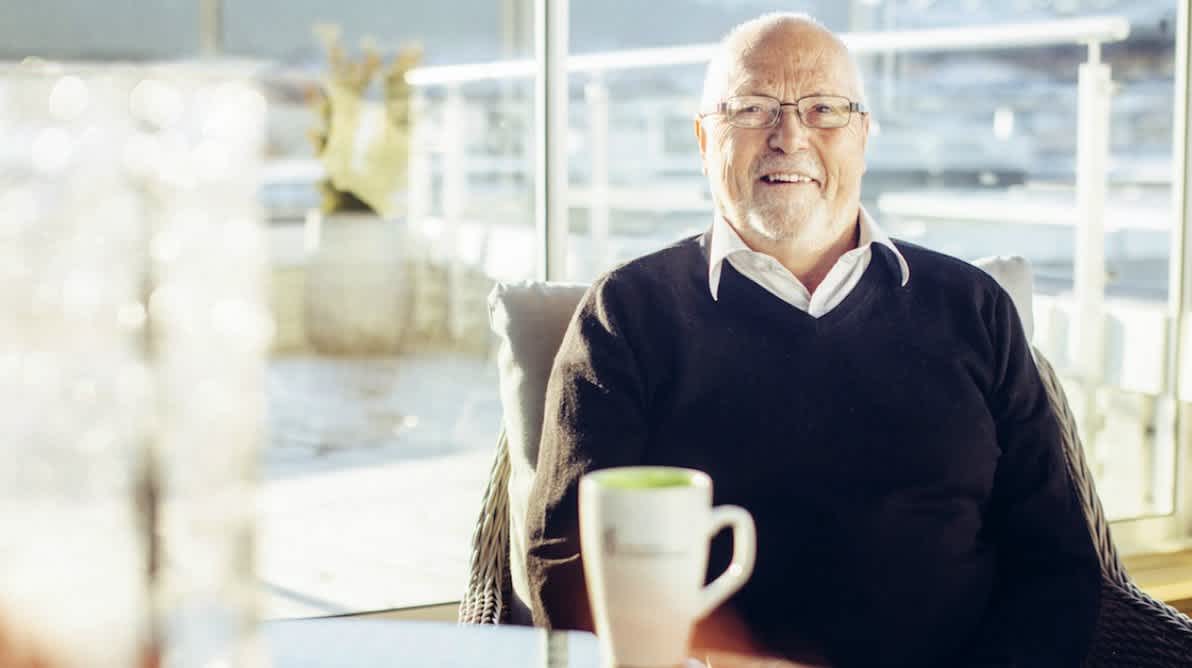 Ola Moxness smiler til kamera