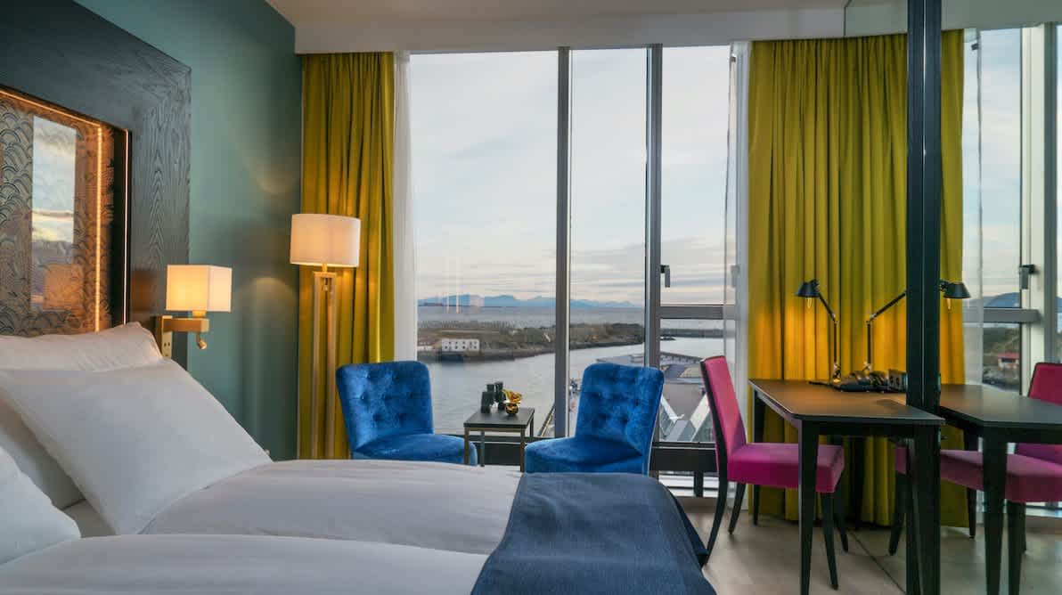 Hotellrom med fin utsikt