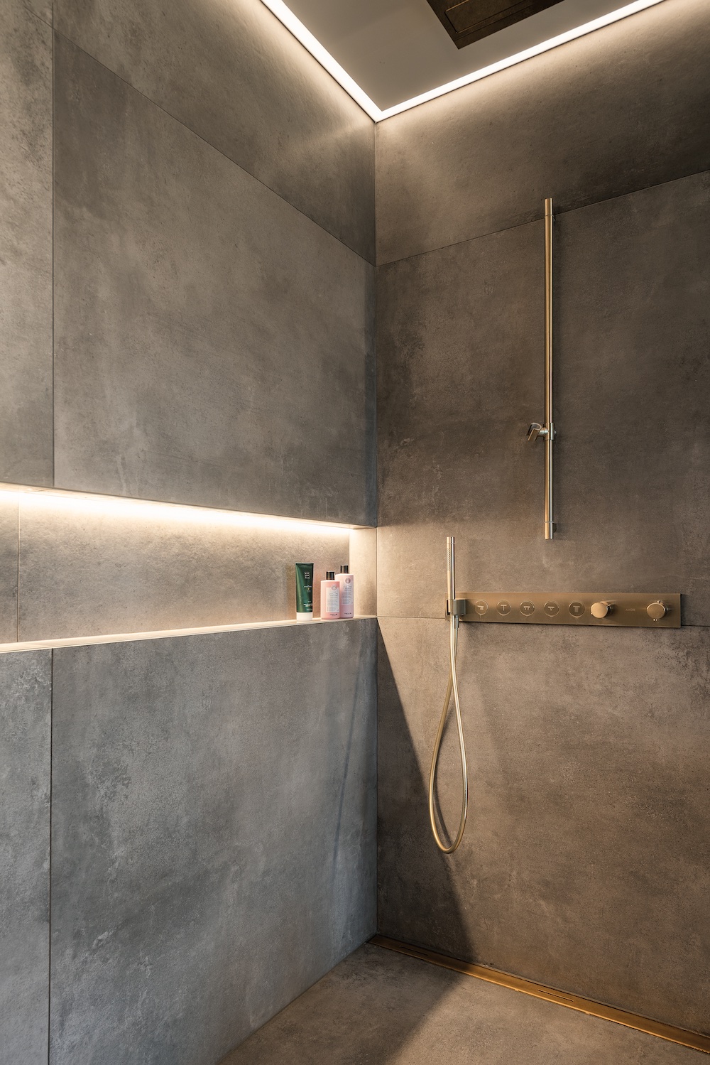 LED-stripe i dusjen