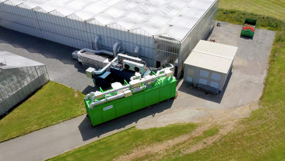 Veksthus med GreenCap-løsning