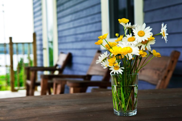 Blomster i vase