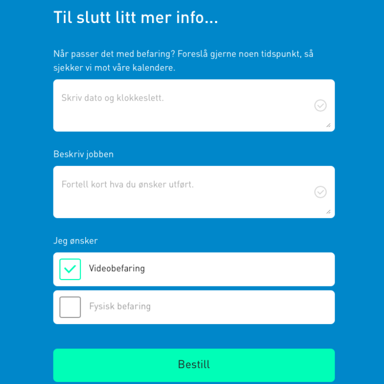 Tredje steg i prosessen