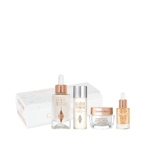 CHARLOTTE'S 4 MAGIC STEPS TO HYDRATED, GLOWING SKIN CHARLOTTE'S 4 MAGIC STEPS TO HYDRATED, GLOWING SKIN