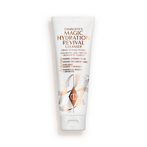 Charlotte's Magic Hydration Revival Cleanser packaging in 120ml Charlotte's Magic Hydration Revival Cleanser packaging in 120ml
