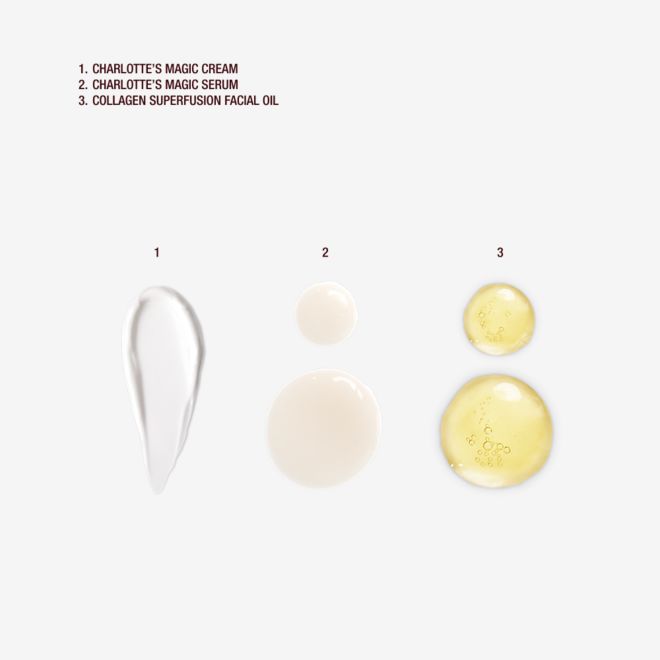 Magic Cream 50ml + Travel Size Face Oil 8ml + Travel Size Magic Serum 8ml TEXTURE Magic Cream 50ml + Travel Size Face Oil 8ml + Travel Size Magic Serum 8ml TEXTURE