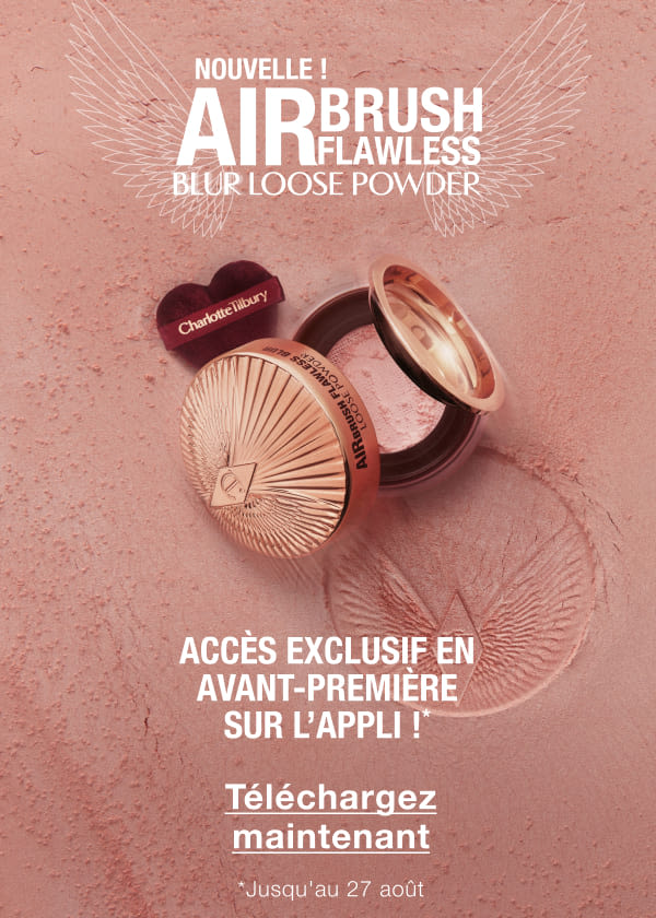 NOUVELLE POUDRE LIBRE AIRBRUSH FLAWLESS BLUR ACCÈS EXCLUSIF EN AVANT-PREMIÈRE SUR L’APPLI !* NOUVELLE POUDRE LIBRE AIRBRUSH FLAWLESS BLUR ACCÈS EXCLUSIF EN AVANT-PREMIÈRE SUR L’APPLI !*