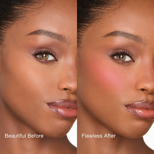 AIRbrush Blush Blur - Sunset Siren Before and After AIRbrush Blush Blur - Sunset Siren Before and After