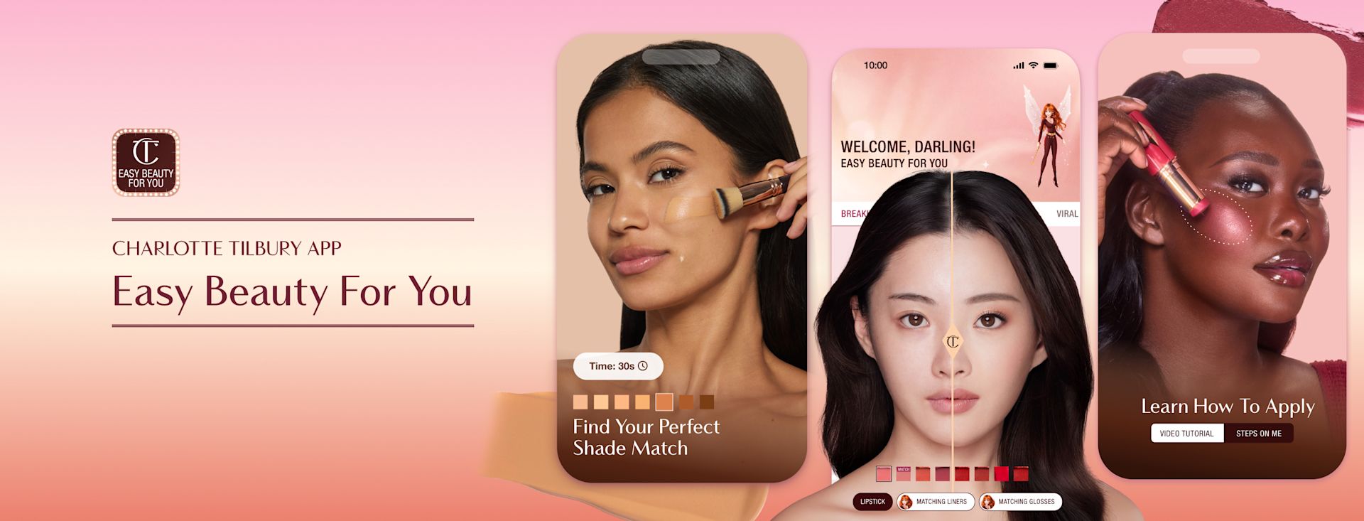 EASY BEAUTY FOR YOU CHARLOTTE TILBURY APP EASY BEAUTY FOR YOU CHARLOTTE TILBURY APP