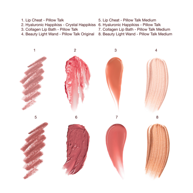 PILLOW TALK LIPS, CHEEKS PT Origional+Medium-Swatch PILLOW TALK LIPS, CHEEKS PT Origional+Medium-Swatch