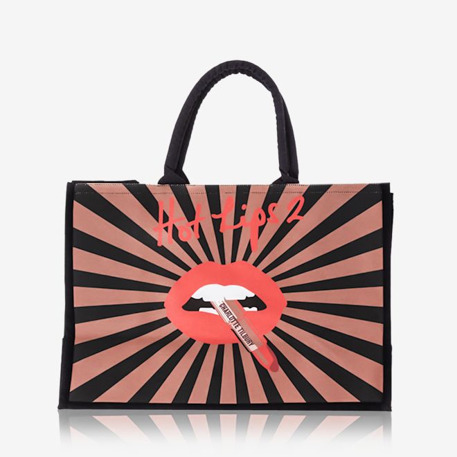 Hot Lips 2 Merchandise Tote Bag in Starburst infinity print Hot Lips 2 Tote bag with a starburst print