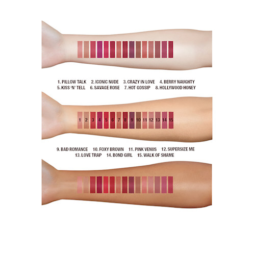 LIP CHEATS ARM SWATCHES