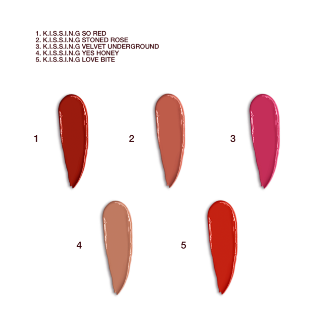 K.I.S.S.I.N.G LIPSTICK SWATCHES K.I.S.S.I.N.G LIPSTICK SWATCHES