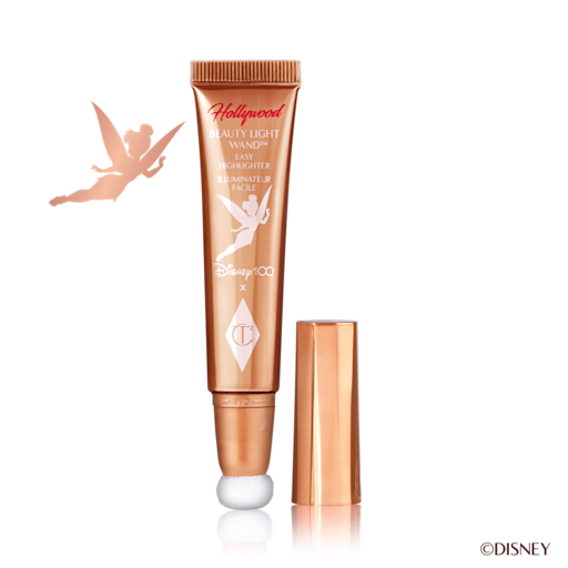Disney100 x Charlotte Tilbury Beauty Light Wand in Spotlight tube with lid off Disney100 x Charlotte Tilbury Beauty Light Wand in Spotlight tube with lid off