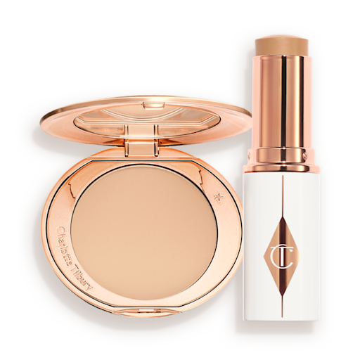UNREAL SKIN SHEER GLOW TINT + AIRBRUSH FLAWLESS FINISH duo packaging UNREAL SKIN SHEER GLOW TINT + AIRBRUSH FLAWLESS FINISH duo packaging