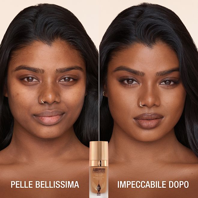 AIRBRUSH FLAWLESS FOUNDATION PRIMA E DOPO - 13 Cool AIRBRUSH FLAWLESS FOUNDATION PRIMA E DOPO - 13 Cool