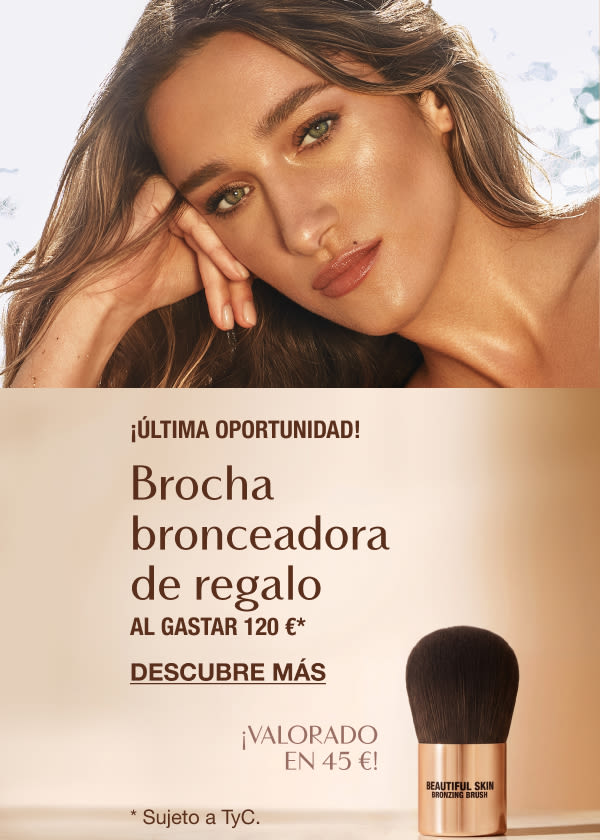 Brocha bronceadora gratis Al gastar 120 €* Brocha bronceadora gratis Al gastar 120 €*
