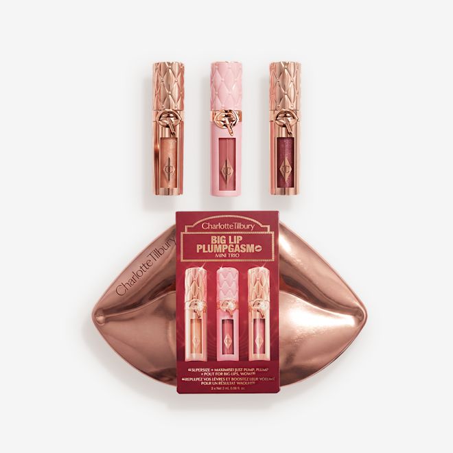 Mini Plumpgasm Lipgloss Trio Packshot open Mini Plumpgasm Lipgloss Trio Packshot open