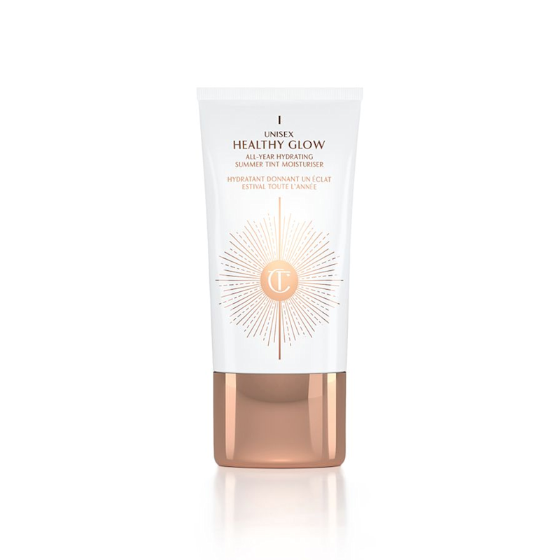 Unisex Healthy Glow packshot for blog Unisex Healthy Glow is Charlotte's tinted moisturiser for a sun-kissed complexion