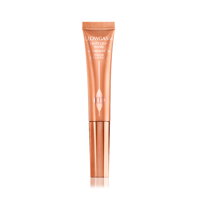 Peachgasm packshot for blog Beauty Light Wand in Peachgasm, a flattering peach-toned blush and highlighter hybrid
