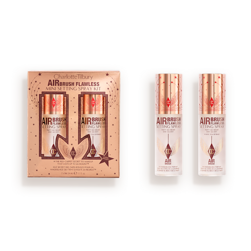 Airbrush Flawless Setting Spray Duo Holiday 26 Open Packshot Airbrush Flawless Setting Spray Duo Holiday 26 Open Packshot