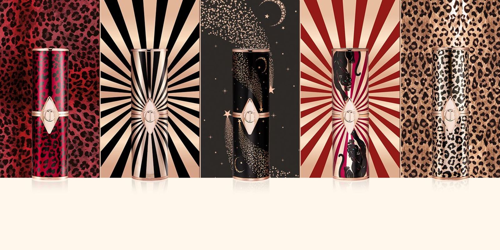 Hot Lips 2 PLP Hot lips 2 campaign lipstick with printed background