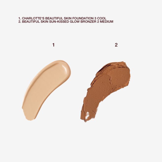 CHARLOTTE’S BEAUTIFUL, BRONZED COMPLEXION KIT SWATCHES CHARLOTTE’S BEAUTIFUL, BRONZED COMPLEXION KIT SWATCHES