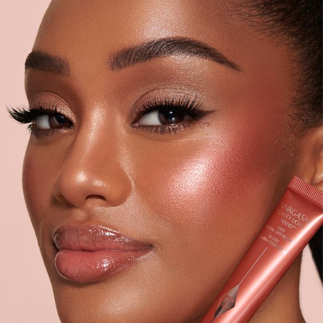 How To Apply Liquid Blush How to apply liquid blush using Beauty Light Wand liquid blush and highlighter in Pinkgasm