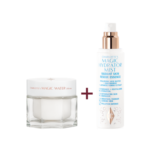 Charlotte's Magic Water Cream & Magic Hydrator Mist Duo Charlotte's Magic Water Cream & Magic Hydrator Mist Duo
