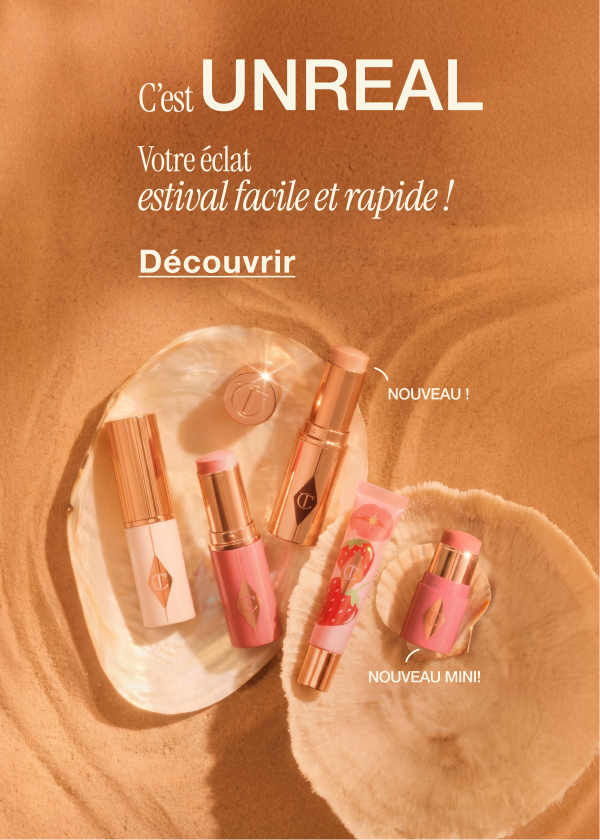 C'est IRRÉEL Votre éclat estival facile et rapide! Découvrez le NOUVEAU Mini Unreal Blush: votre éclat d'été au format poche, où que vous soyez! C'est IRRÉEL Votre éclat estival facile et rapide! Découvrez le NOUVEAU Mini Unreal Blush: votre éclat d'été au format poche, où que vous soyez!