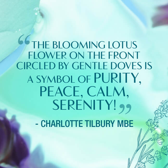 Calm Bliss Charlotte Tilbury quote