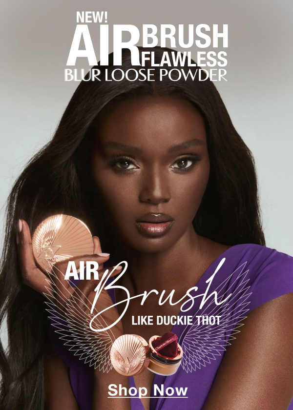 NEW! AIRBRUSH FLAWLESS BLUR LOOSE POWDER FEELS LIKE NOTHING. HYPER-BLURS EVERYTHING. UP TO 24HR* OIL CONTROL + HYDRATION NEW! AIRBRUSH FLAWLESS BLUR LOOSE POWDER FEELS LIKE NOTHING. HYPER-BLURS EVERYTHING. UP TO 24HR* OIL CONTROL + HYDRATION