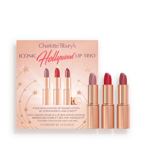 Iconic Hollywood Lip Kit-Box Charlotte's Iconic Hollywood Lip Trio