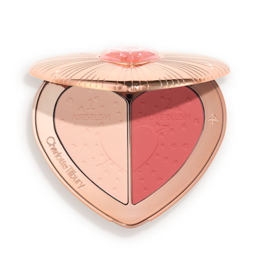 Pillow Talk Beauty Soulmates Love Blush Palette - Flawless Rosewood Packshot open Pillow Talk Beauty Soulmates Love Blush Palette - Flawless Rosewood Packshot open