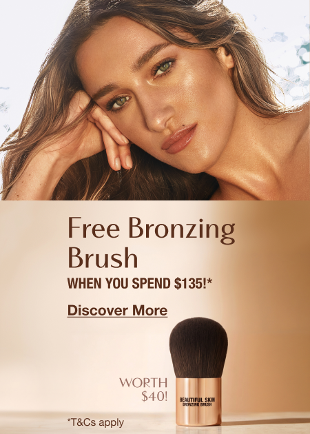 Free Bronzing Brush When You Spend $135!* Free Bronzing Brush When You Spend $135!*