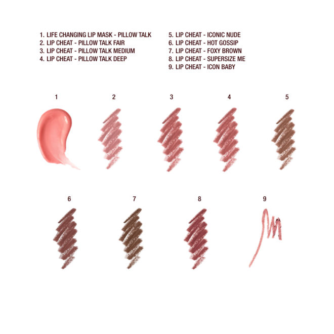 lip masks + lip cheat swatches lip masks + lip cheat swatches